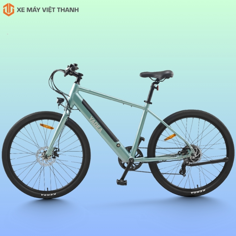 Xe đạp điện trợ lực Yadea Viot màu xanh